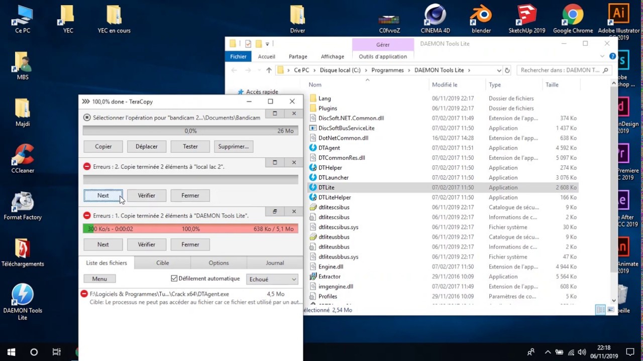 installer et cracker Daemon Tools lite