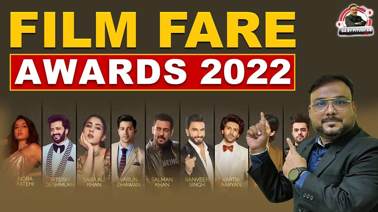 67 FILMFARE AWARDS 2022 CURRENT AFFAIRS FILMFARE AWARDS 2022