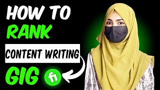How to Create Content Writing Gig on Fiverr | Rank Content Writing Gig on Fiverr | Gig SEO