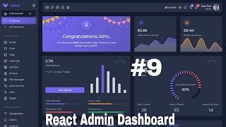 Famous React Admin Dashboard || Structuring React App with Router || Full Stack||Real time project 🔥🔥🔥#9 Profile