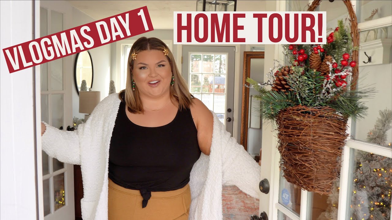 VLOGMAS DAY 1!!! CHRISTMAS HOME TOUR