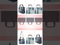 The Medium Denim Crossbody Tote Bag