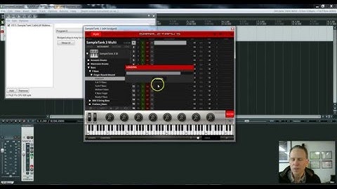 Loading a Virtual Instrument / Sampletank / Reasynth in Reaper Digital Audio Software