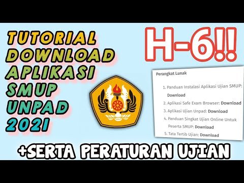 TUTORIAL DOWNLOAD APLIKASI SMUP UNPAD 2021 !