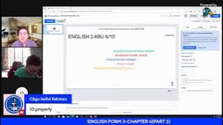 ENGLISH FORM 3-CHAPTER 6(PART 2)