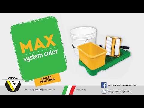 Max System Color - Tinteggiare pareti fai da te, angoli e soffitti in modo facile, veloce e pulito.