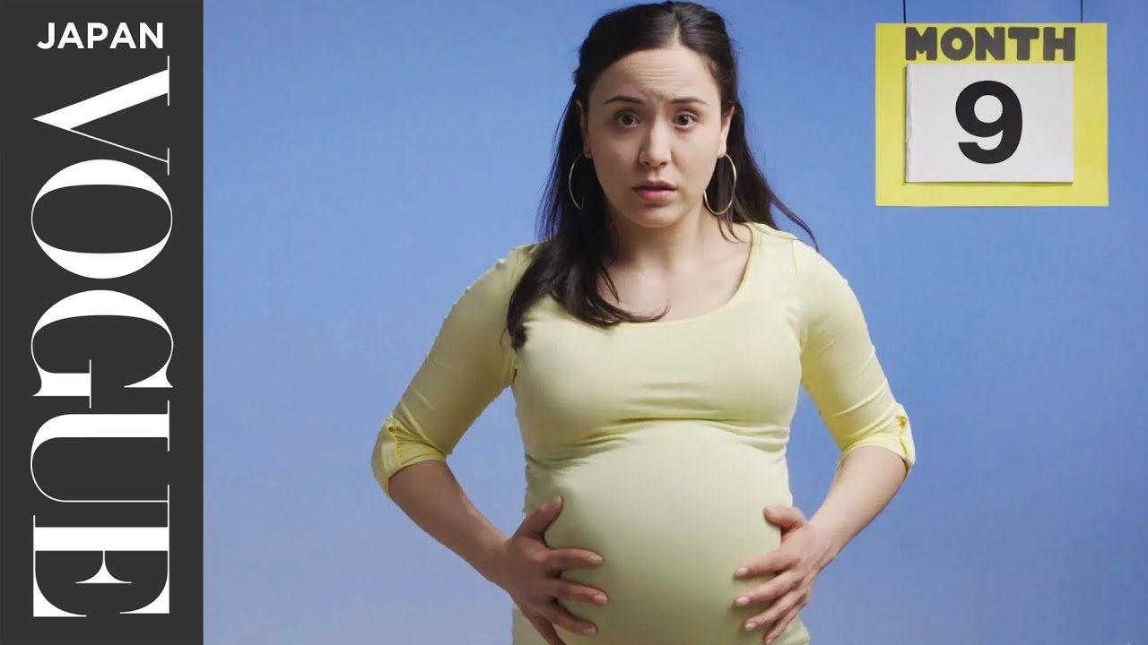 2分で分かる 妊娠による体の変化 Vogue Japan Youtube