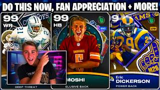 DO THIS NOW! FAN APPRECIATION IS HERE! 99 OVR MOSHI CARD, TVPS + MORE IN MADDEN 26!