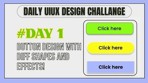 Daily UI Challenge #1 | Beginner UI Button Design #uidesign #dailyui #uxdesign #figma #button #fyp 
