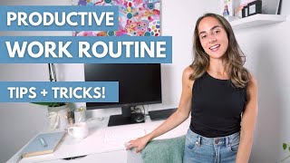 My Productive Writing Routine! Productivity tips to get more work done!