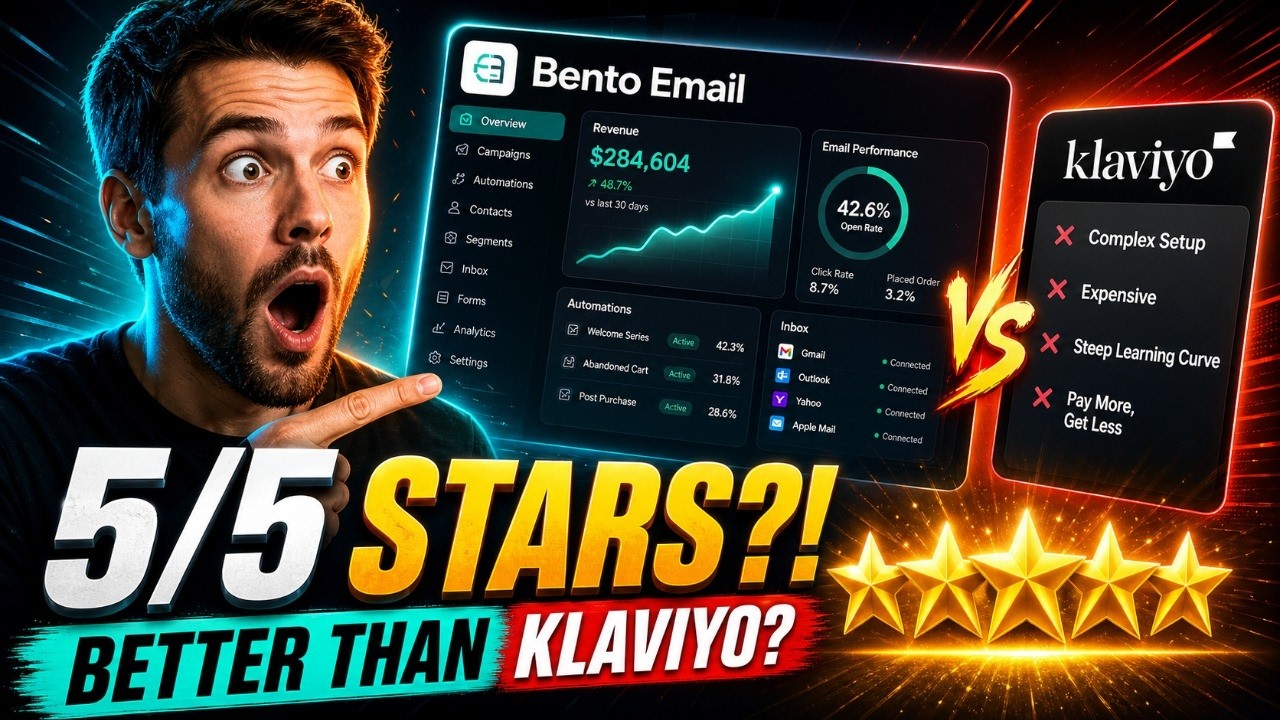 🔥 Bento Email Review: 5/5 Stars? [Better Than Klaviyo?] | Bento Email - Best New AI Tools