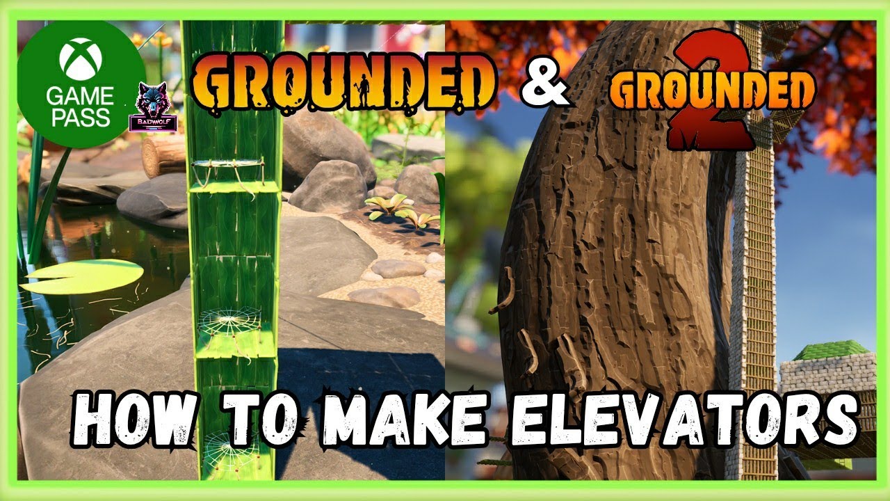 How to make an elevator in grounded 1 2 as asked by you youtube