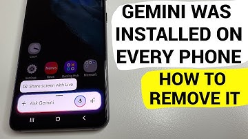 Hoe Gemini van een Android-telefoon te verwijderen