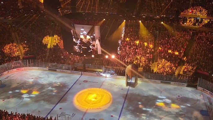 The Las Vegas Golden Knights Unveiled Their Stanley Cup Banner in
