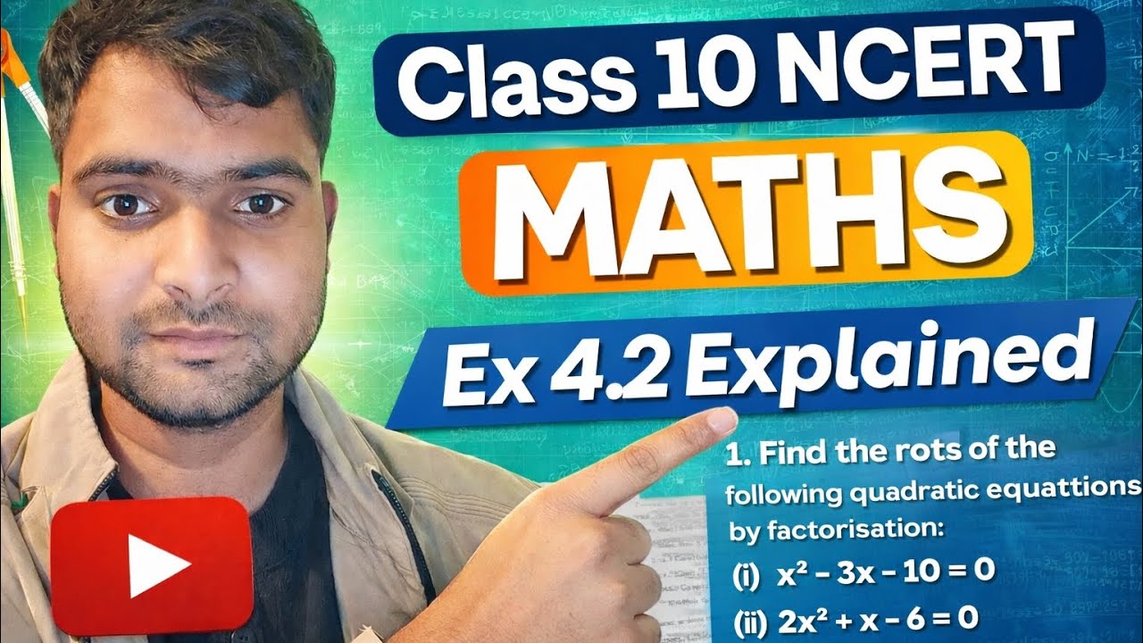 Exercise 4. 2 class 10 question 1 ka three 