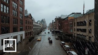 The High Line, Rain Walk in New York to Little Island