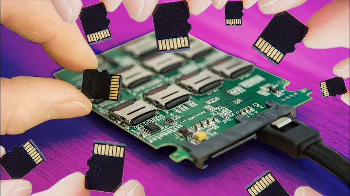 DIY SSD made of SD Cards!