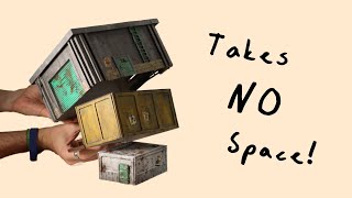 Tabletop Terrain that takes no space! | easy storable terrain | EN