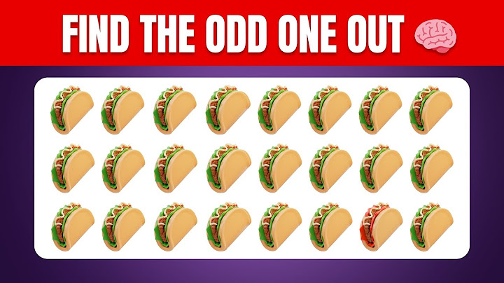 Find the ODD One Out  Emoji Quiz | Easy to Impossible!