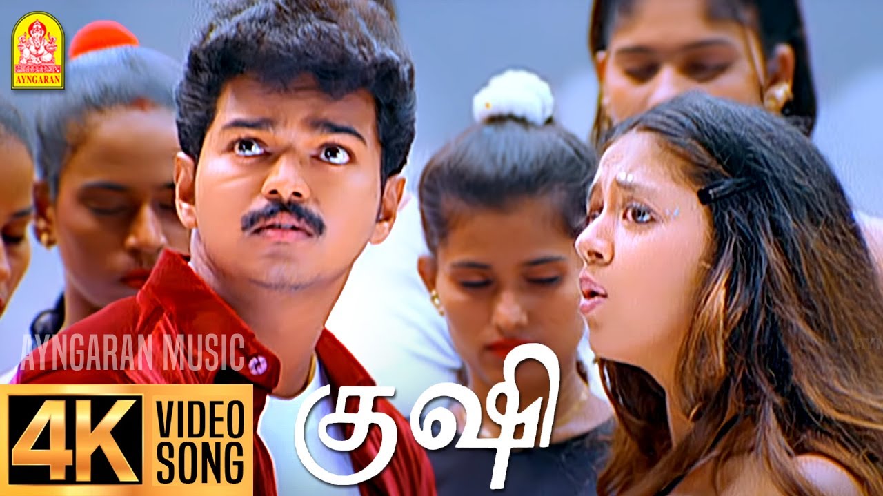 Oru Ponnu Onnu   4K Video Song      Kushi  Vijay  Jyothika  SJ Surya  Deva