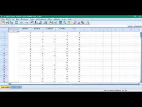 Video: ¿Cómo importo datos de Excel a SPSS?