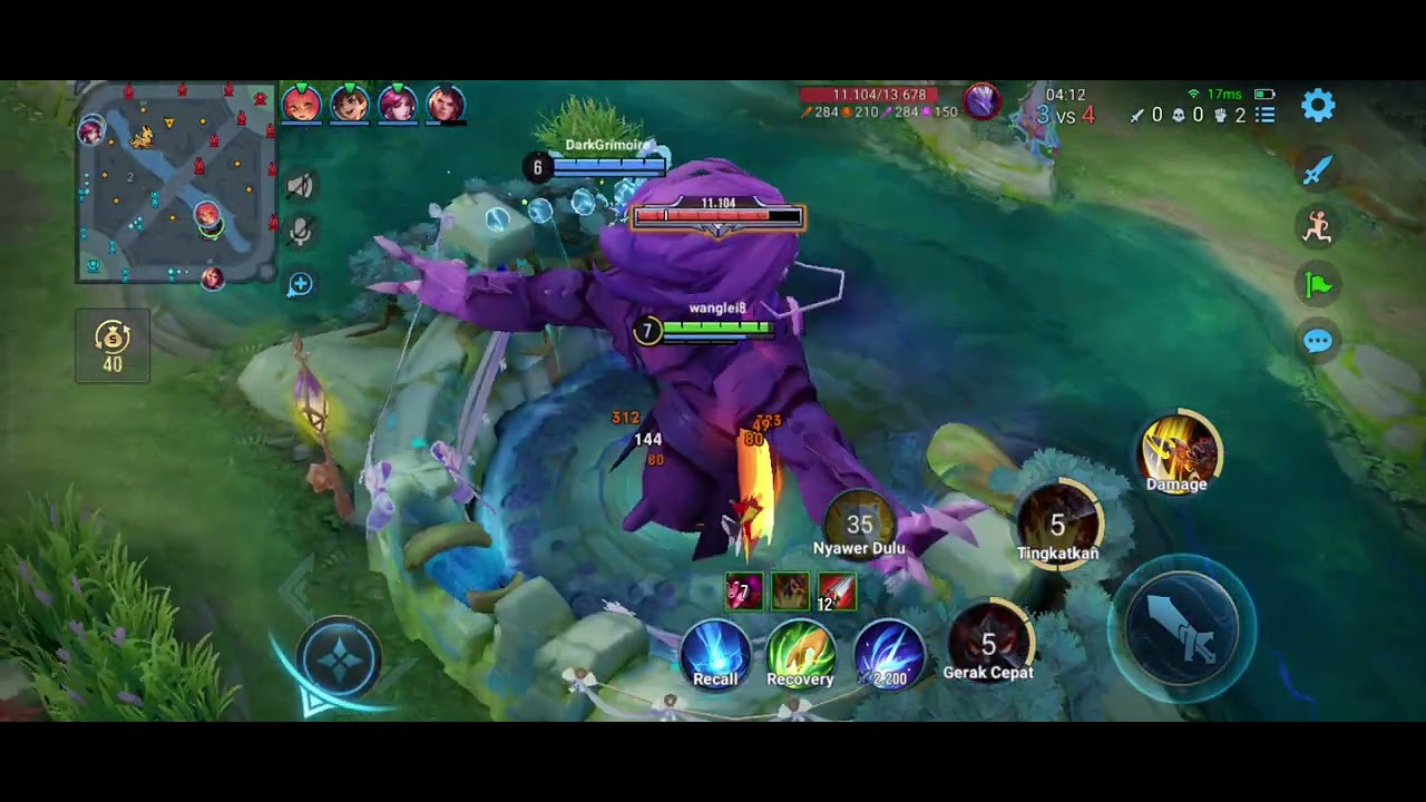 Fokus ke tower musuh no kill 