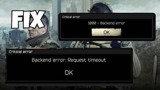 Escape From Tarkov Backend Error FIXED! (No More Crashes) Escape From Tarkov Backend Error FIXED! (No More Crashes)
