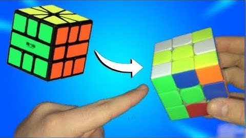 Solving a 3x3 like a square-1