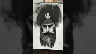 Inktober Day-3 | Warrior of Khalsa | Ink on Paper