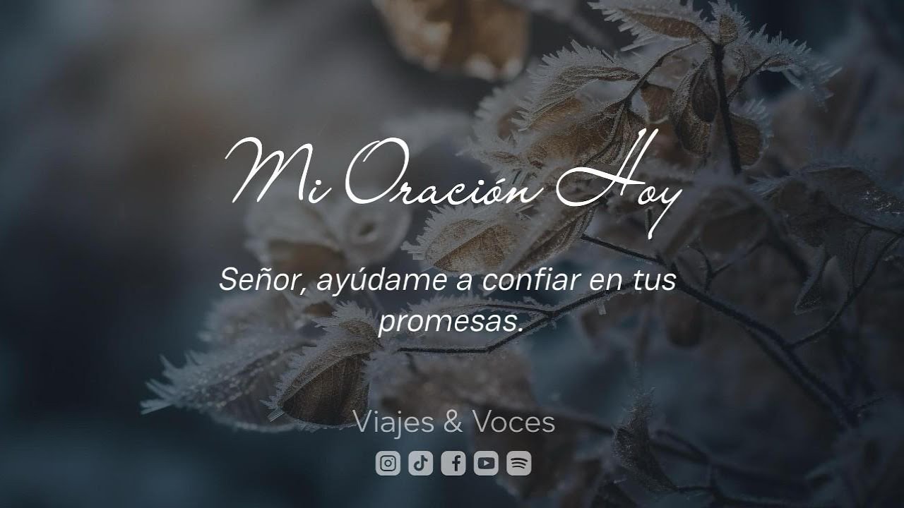 Señor, ayúdame a confiar en tus promesas. | Mi Oración Hoy