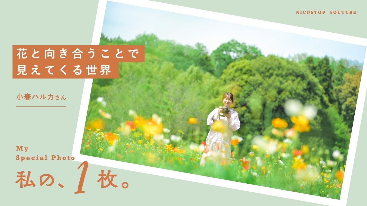 【私の、一枚。】花と向き合うことで見えてくる世界 | 小春ハルカさん のサムネイル