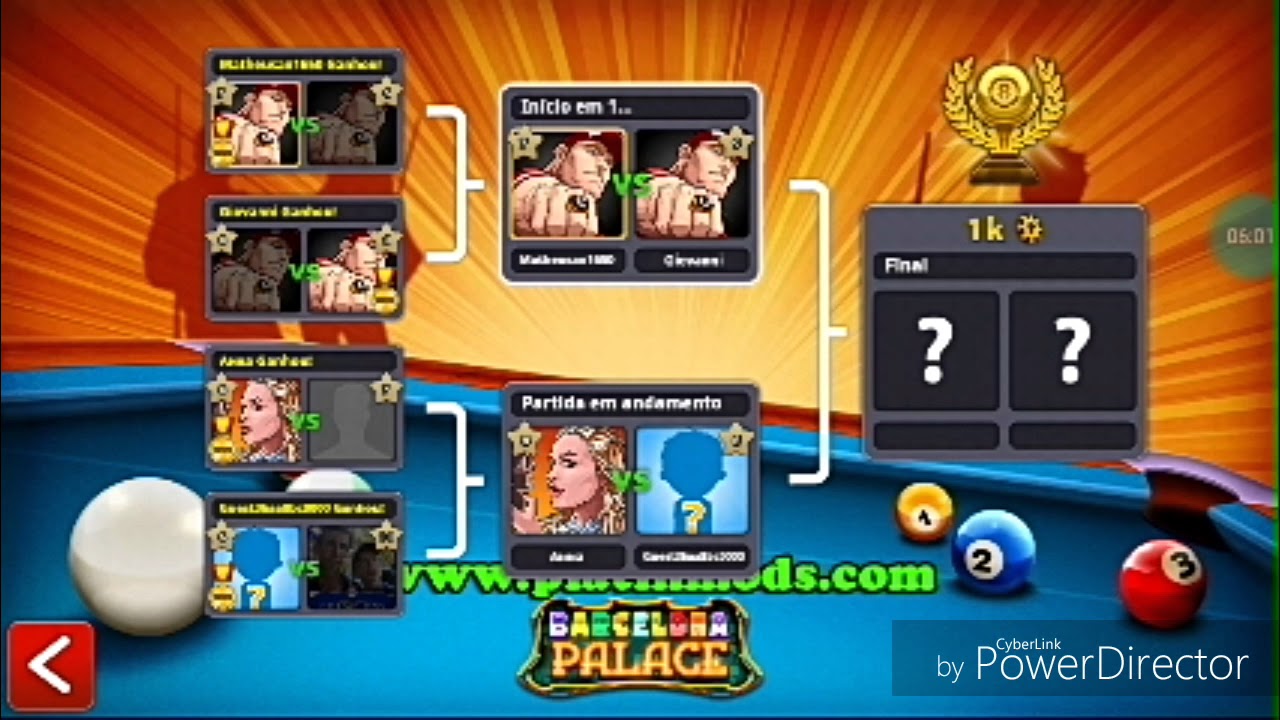 Trolando no torneio com racker no 8 ball pool YouTube