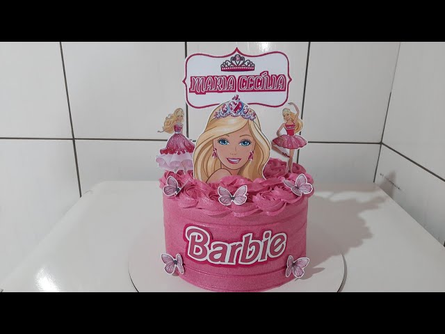 BOLO DA BARBIE  ARTE EM CHANTILLY 