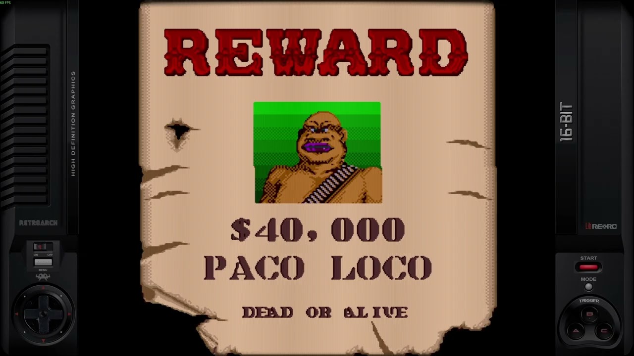 Sunset Riders (SEGA) 1992 г. Прохождение.