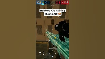 Playing Against Hackers in R6 Ranked Match 😡 #shorts #rainbowsixsiege
