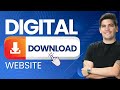 How to make a digital download website with wordpress 2024 in 60 minutes