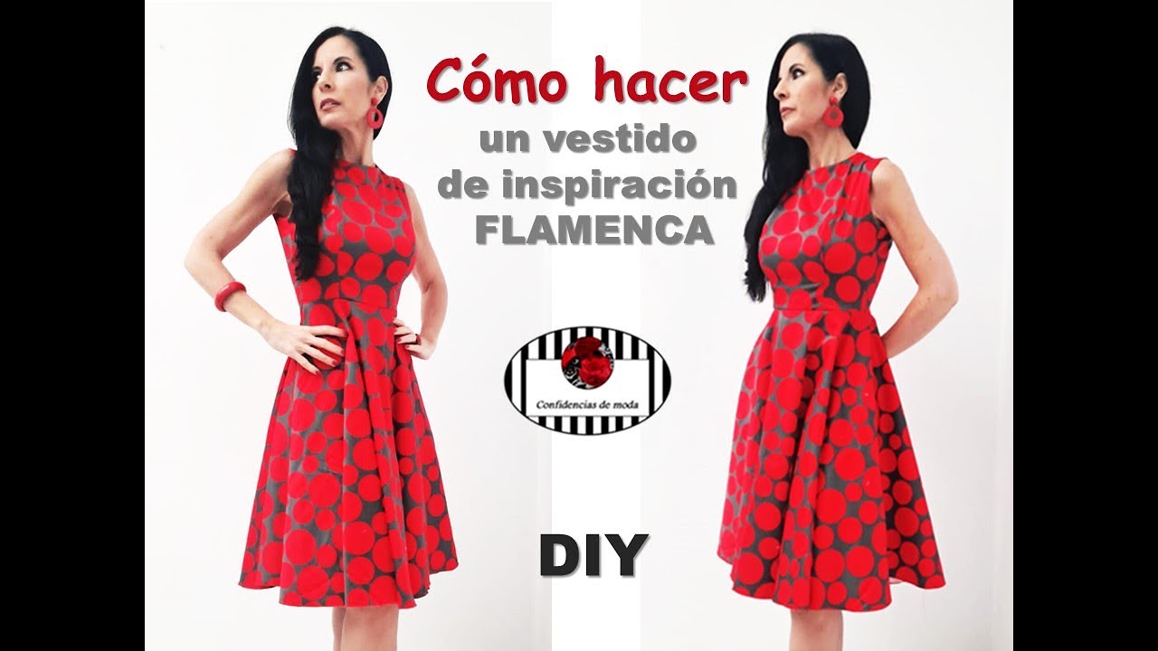 Qué te parecería elaborar tu propio traje de flamenca?  Trajes de flamenco,  Patrones de vestido de costura, Vestidos de flamenca