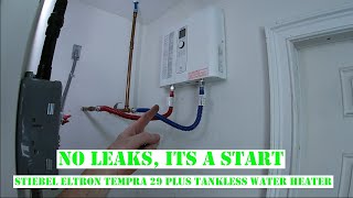 Install my tankless water heater. Stiebel Eltron Tempra 29 Plus.