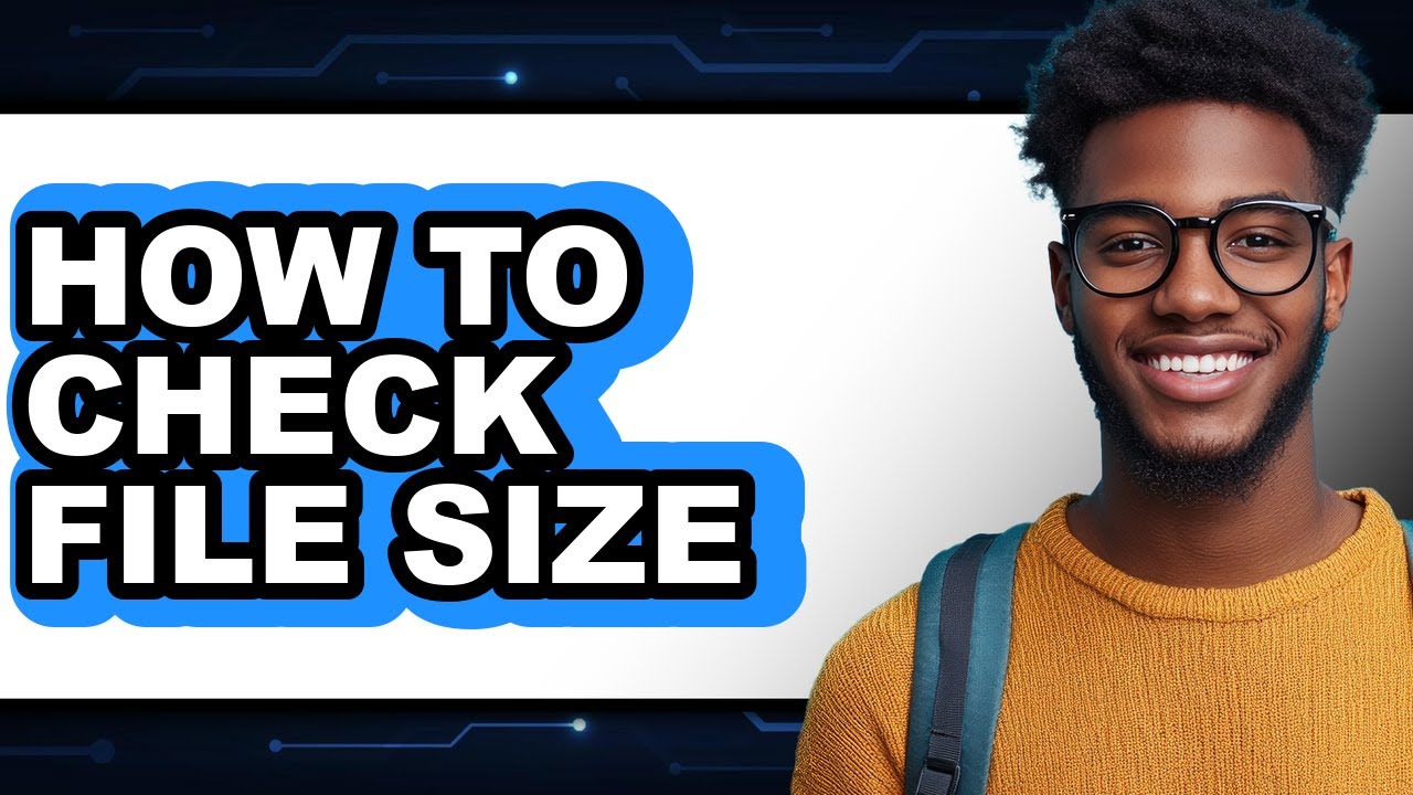 How to Check File Size (only Way) - YouTube