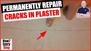 How to permanently repair hairline cracks in wall &amp; ceiling plaster – DIY decorating guide