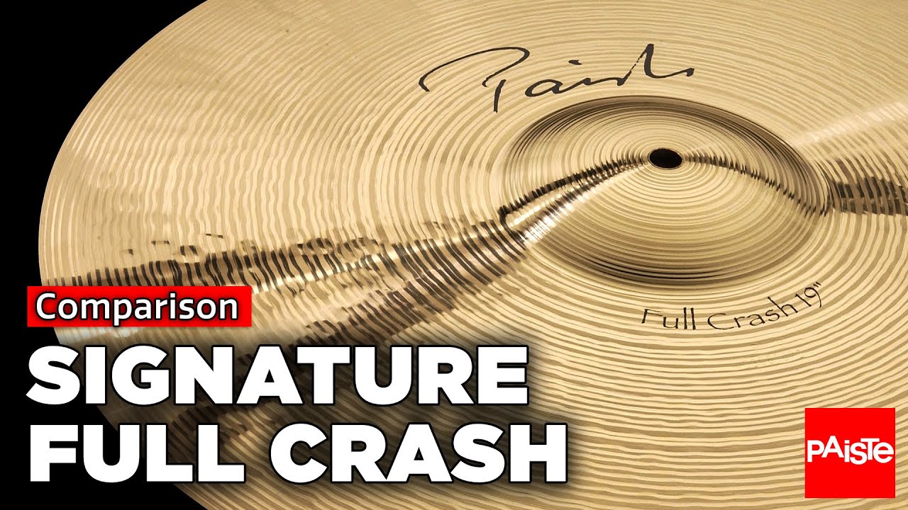 Paiste " Signature Power Crash Cymbal U   YouTube