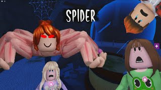 (공포주의) 거미가 된 엄마에게서 도망쳐야 해요!! 10분이 지나면 모든게 끝이야~! ㅠㅠㅠㅠ 뚜뚜패밀리 로블록스 SPIDER