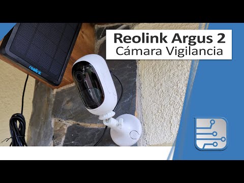 Cámara vigilancia con panel solar | Reolink Argus 2