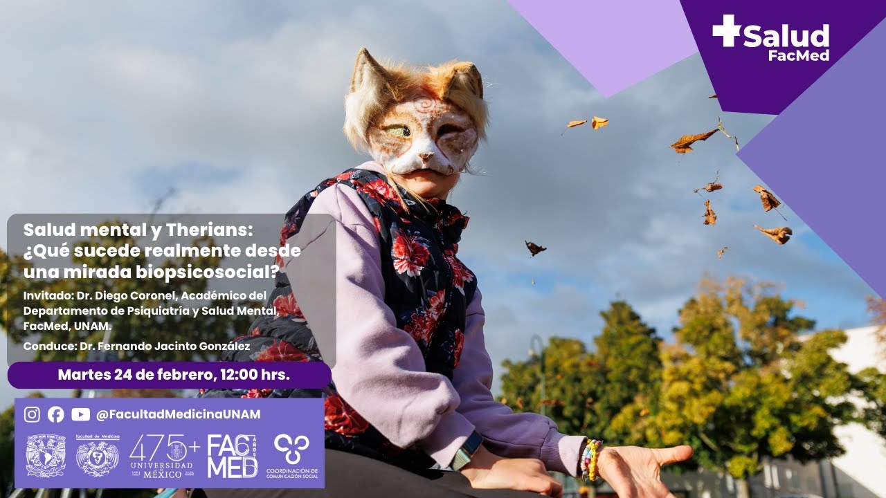 Conferencia: Salud mental y Therians: ¿Qué sucede realmente desde una mirada biopsicosocial?