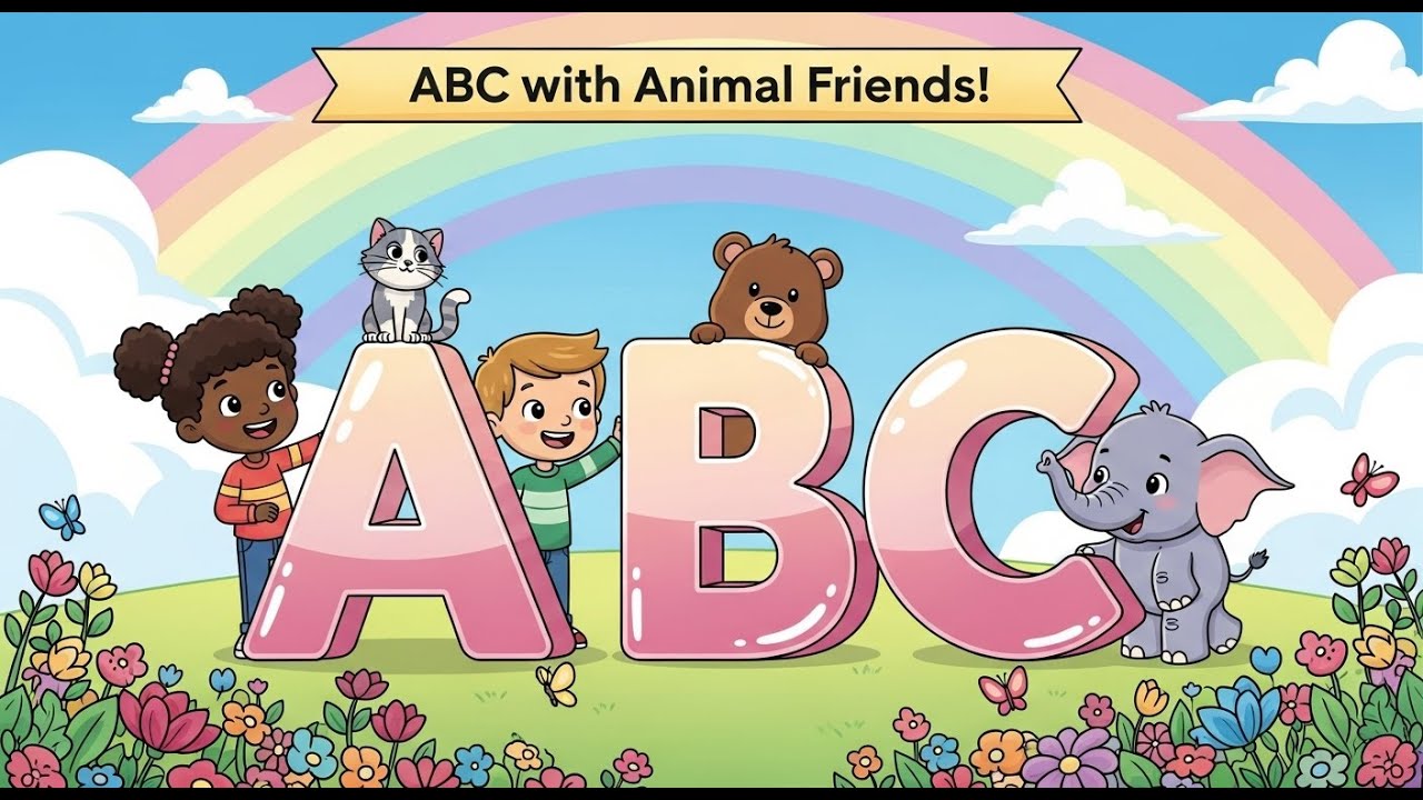 Learn ABC Song 🎶 | Fun Alphabet Song for Kids 🧒👧 | Educational Learning ...