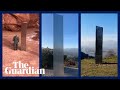 Another monolith appears on California mountain: 'I guess this is a thing now, right?'