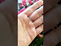 black and white infinity ring