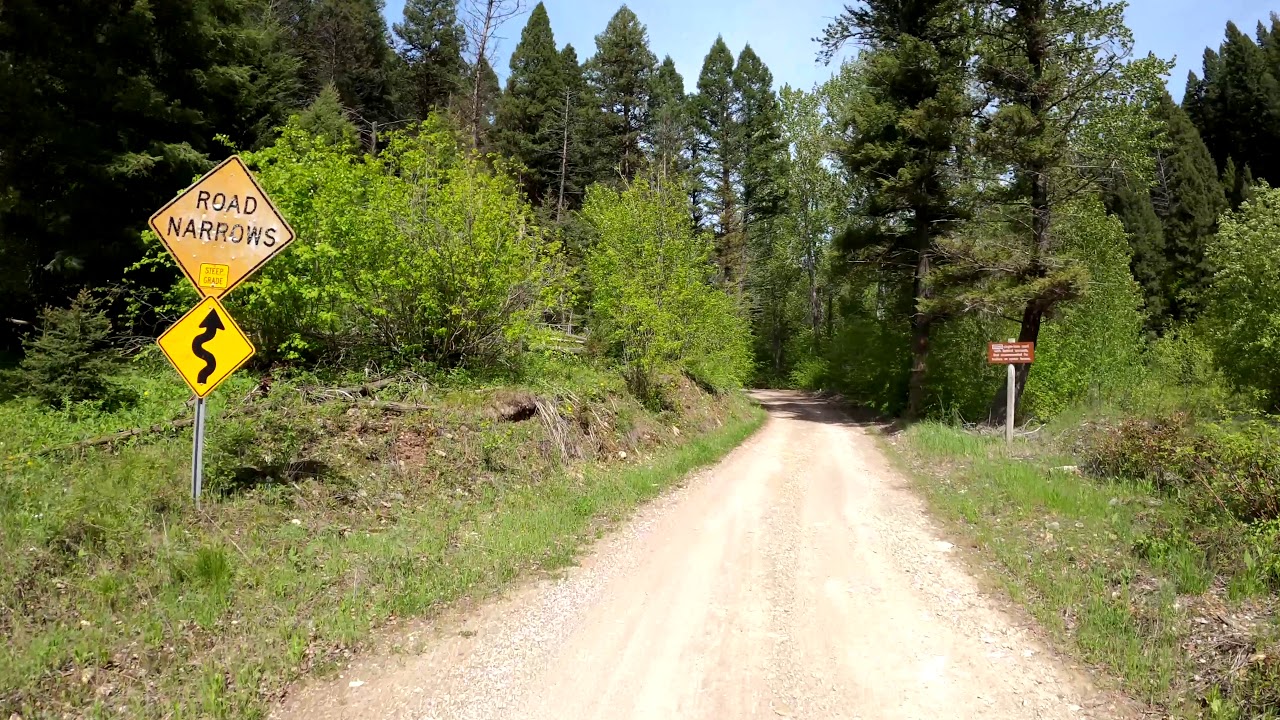 Road to I90 Route to a Montana Ghost Town in 4K near