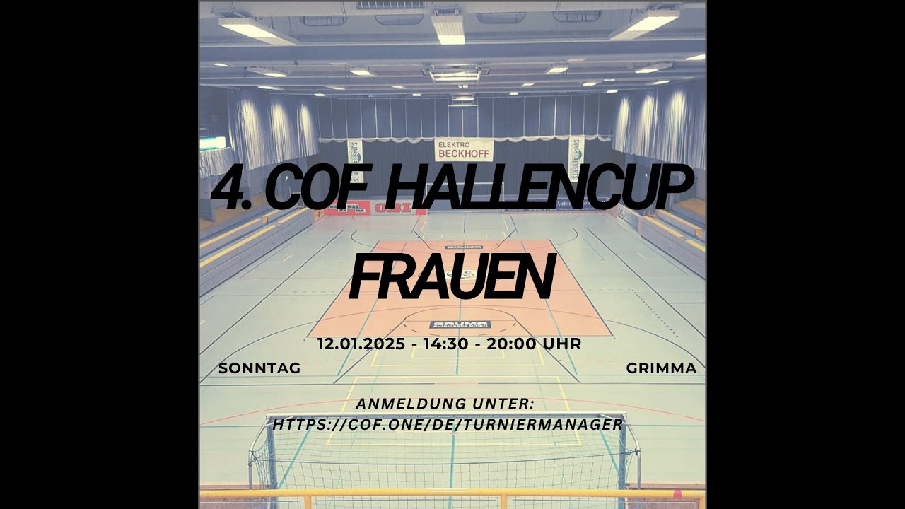 4. CoF Hallen-Cup - 12.01.2025 - Frauen