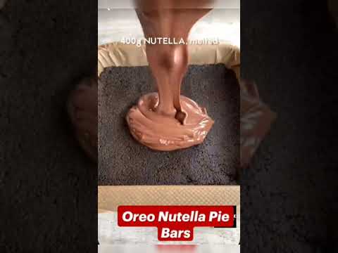 Oreo Nutella Pie